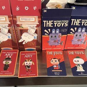 Pop mart monsters, the toys and monsters the art